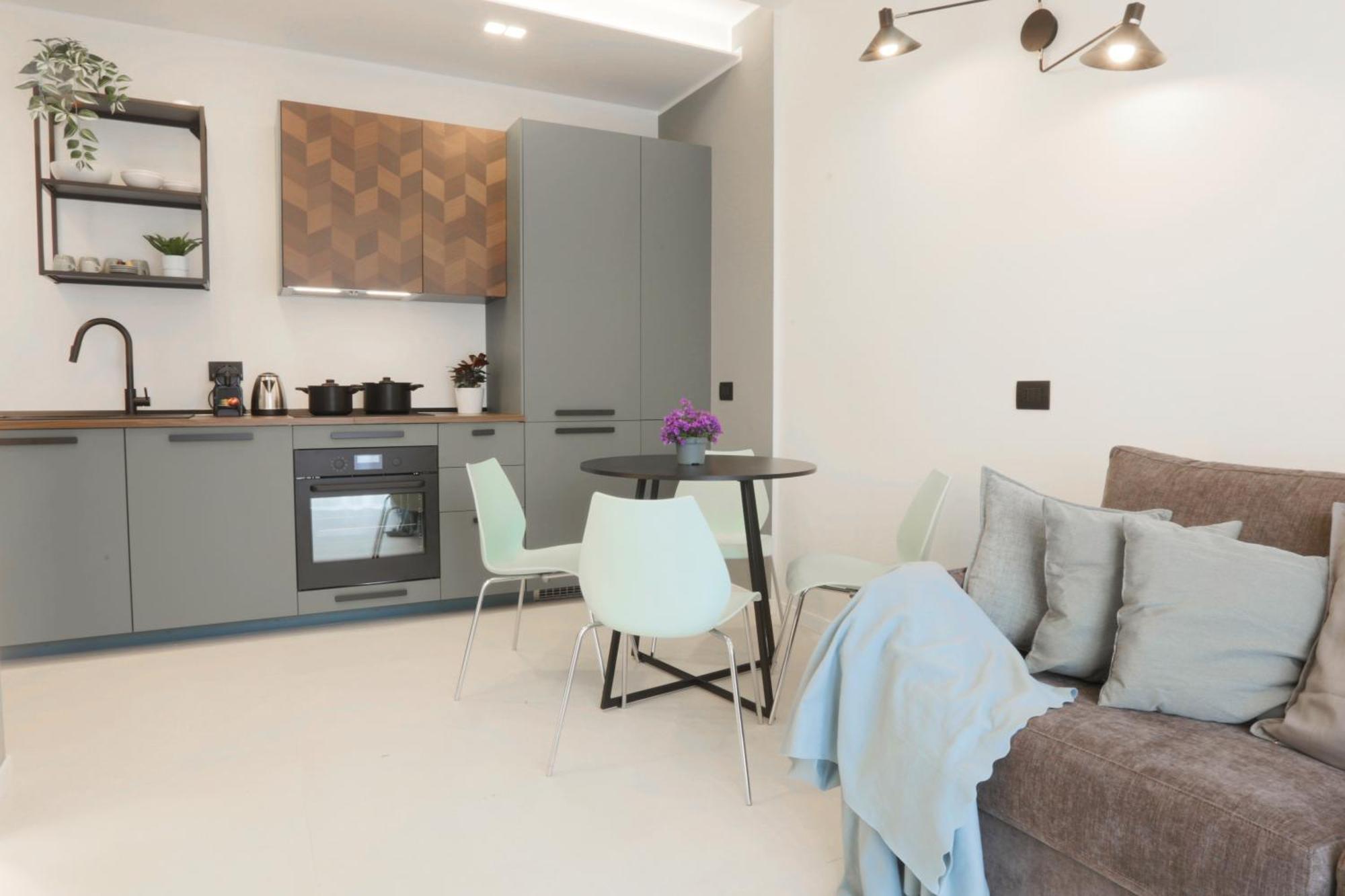 Station Modern Flat W/private Parking Appartement Milan